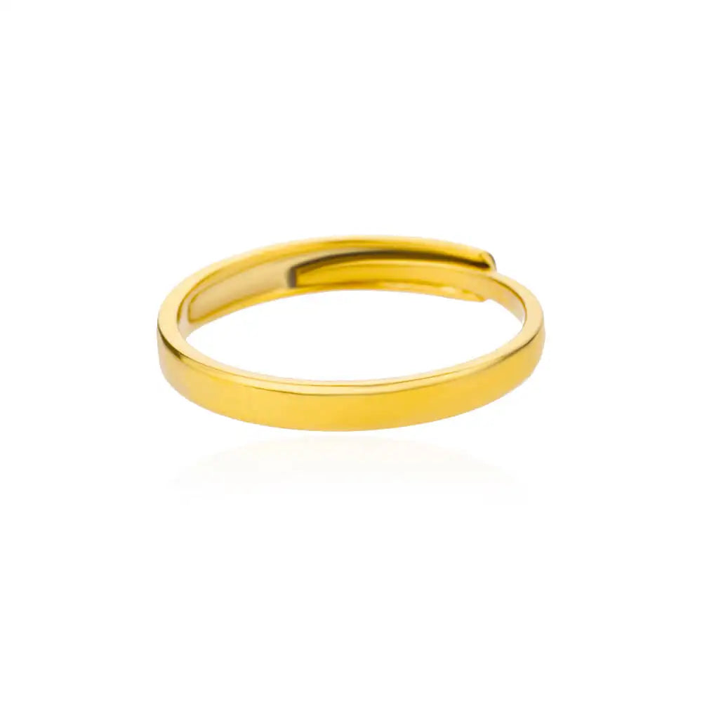 Bague Femme en Acier Inoxydable 316L Dorée – Ne Noircit Pas | Élégance & Durabilité