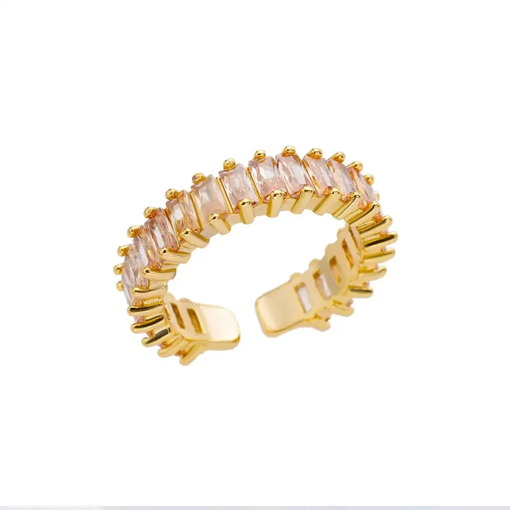 Bague Femme en Acier Inoxydable 316L Dorée – Ne Noircit Pas | Élégance & Durabilité