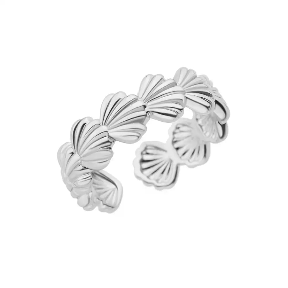 Bague Femme en Acier Inoxydable 316L Dorée – Ne Noircit Pas | Élégance & Durabilité